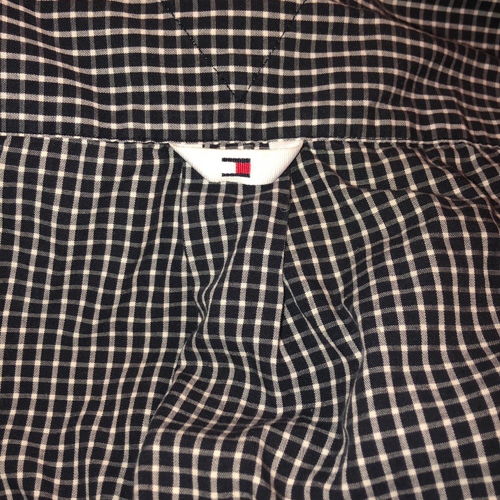 tommy hilfiger short sleeve flannel
